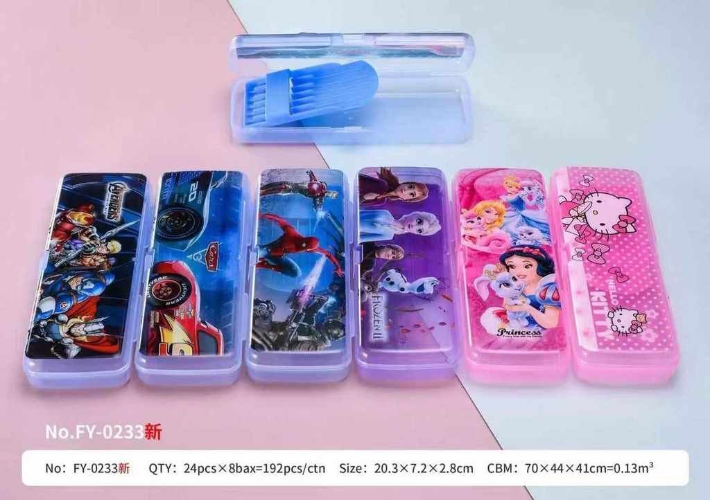 . Hộp Đựng Bút Nhựa Trong Rẻ 0233, 5318, 5310, 5330, 5317, 0053, 0253 (192 Cái/ Thùng)