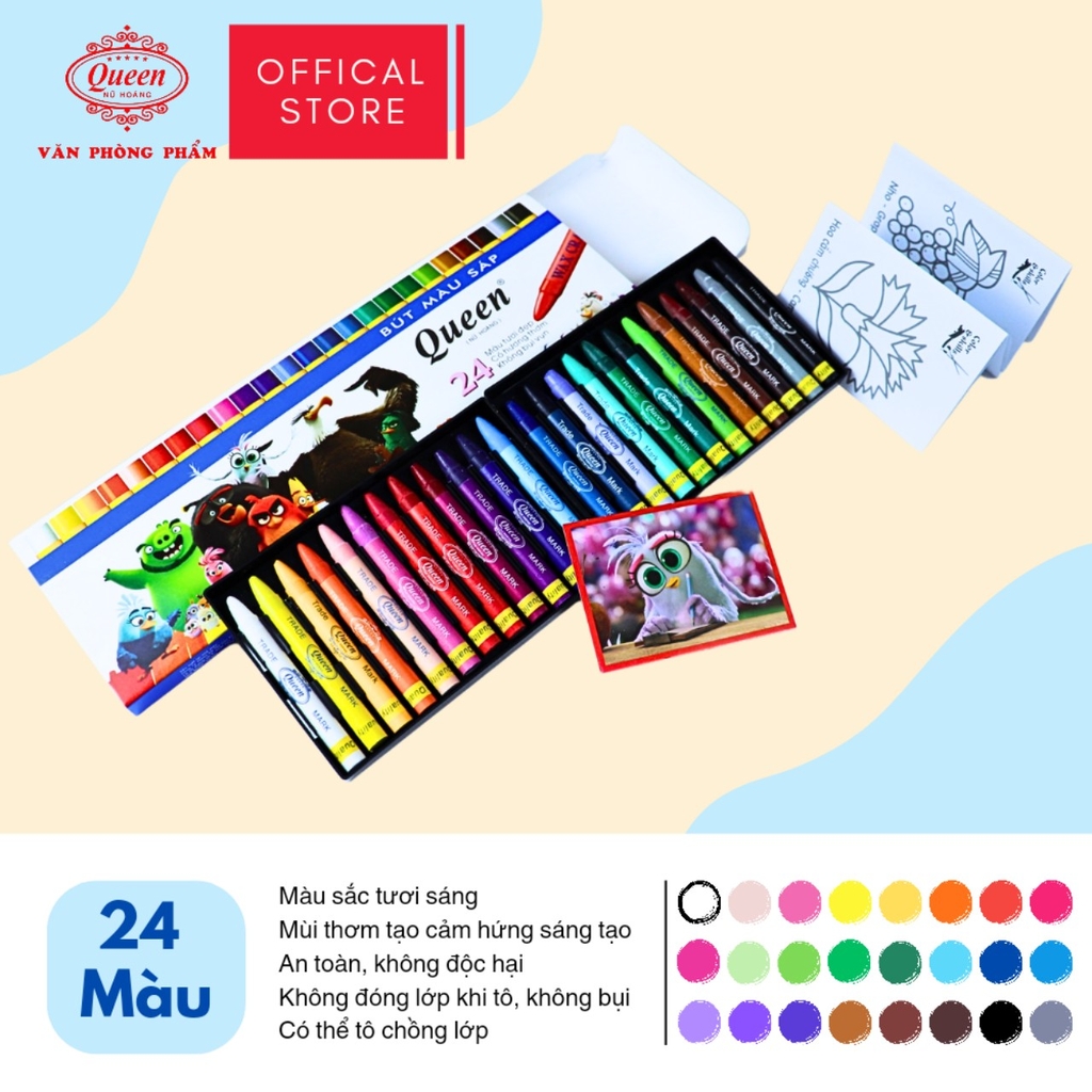 Queen - Bút Sáp Màu Queen