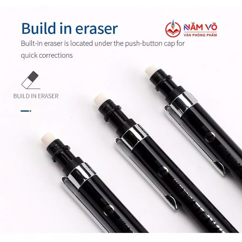 Bút Chì Bấm BaoKe HB Ngòi 0.7mm 105 (12 Cây/Hộp) (12 Hộp/Lốc) (12 Lốc/Thùng)