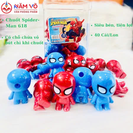 Chuốt Chì Spider Man 618 (40 Cái/Lon) (48 Lon/Thùng)