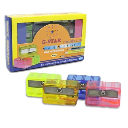 G-Star Chuốt bút chì Vuông Trong S222 (32 Cái/Hộp; 140 Hộp/ Thùng)
