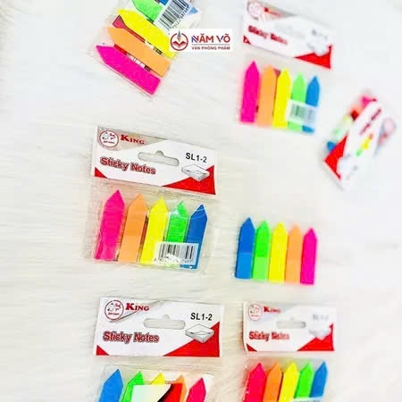 NOTE Phân Trang Mũi Tên 5 Màu (48 Xấp/ Hộp; 60 Hộp/Thùng)