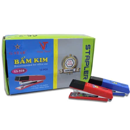 G-Star Bấm Kim số 10 GS-910 (12 Cái/Hộp; 20 Hộp/ Thùng)