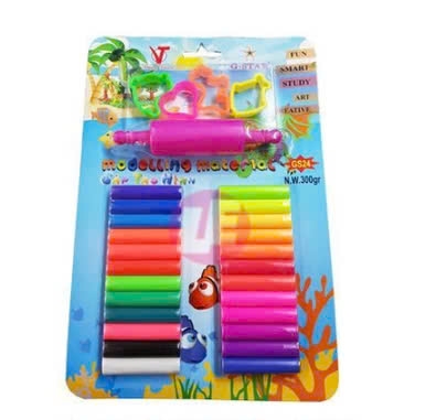 G-Star Sáp Nặn 24 MÀU GS24 (12 Vĩ/ Lốc; 24 Vĩ/ Thùng)