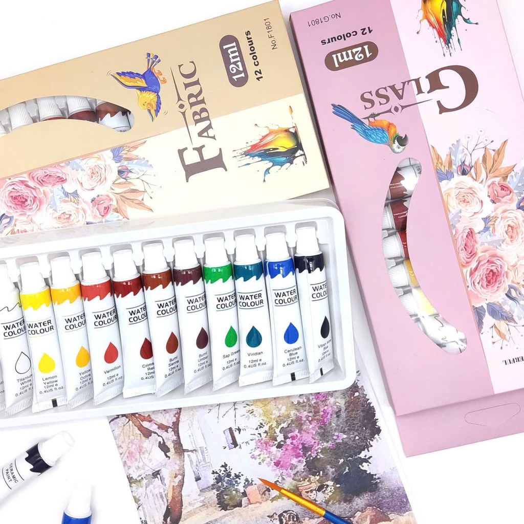 Màu Nước Acrylic 1801, 2501 (36 Hộp/ Lốc; 72 Hộp/ Thùng)