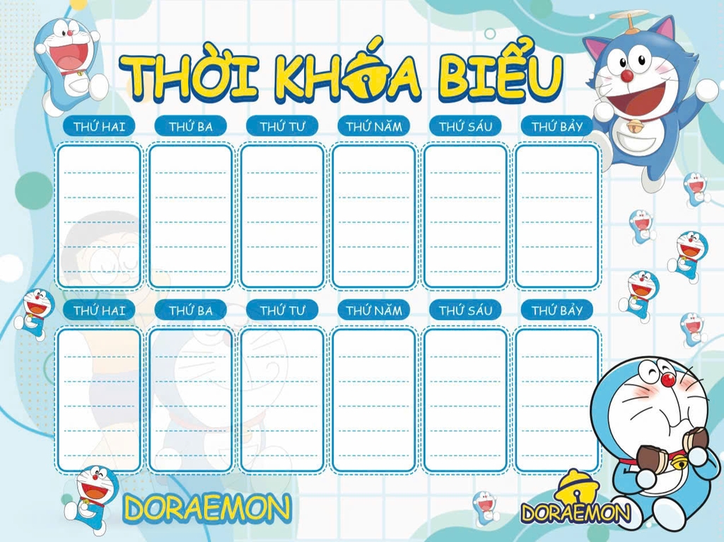 LS Thời Khóa Biểu LS (5 Tờ/ Xấp; 10 Xấp/ Bó; 100 Xấp/ Cục)