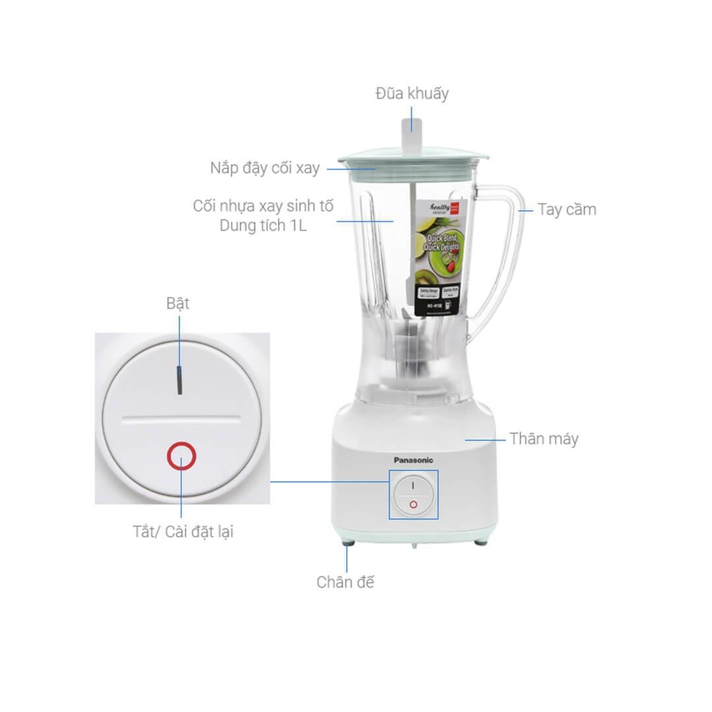 Máy xay sinh tố Panasonic MX-M100GRA