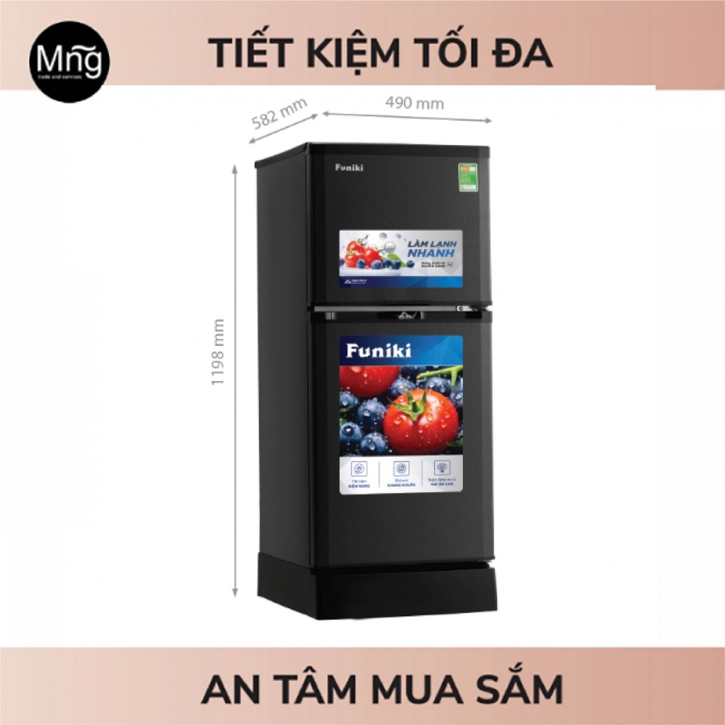 Tủ lạnh Funiki 120 lít HR T6120TDG