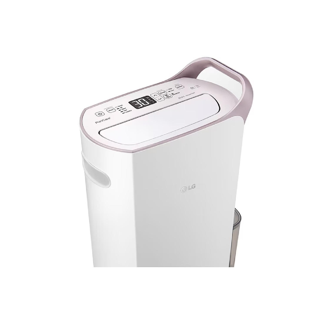 Máy hút ẩm LG Dual Inverter 19L màu trắng MD19GQSE0.ABAE