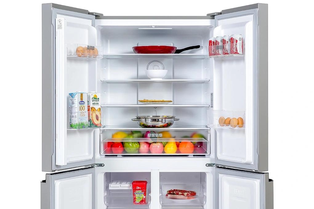 Tủ Lạnh Sharp Inverter 362Lít SJ-FX420VG-BK 4 Cánh