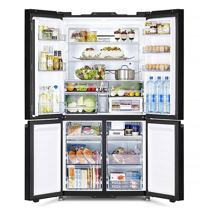 Tủ lạnh Hitachi 4 cửa Inverter 569L R-WB640VGV0X(MGW)