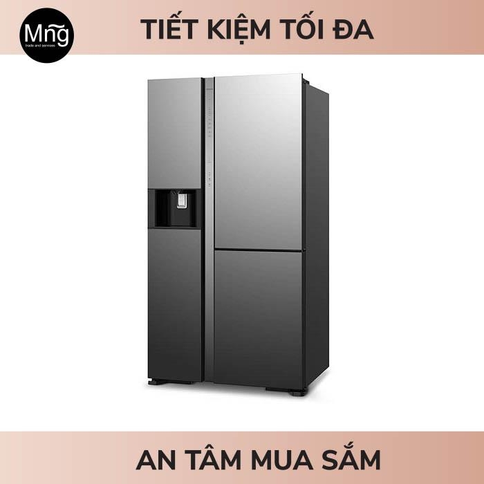 Tủ lạnh Side by Side Hitachi Inverter 569 Lít R-MY800GVGV0
