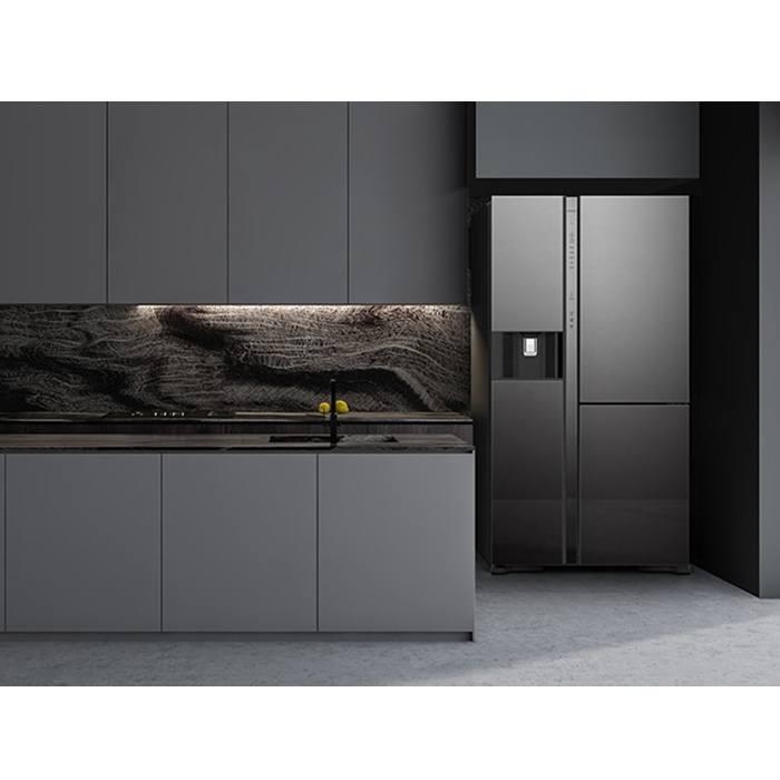 Tủ lạnh Side by Side Hitachi Inverter 569 Lít R-MY800GVGV0