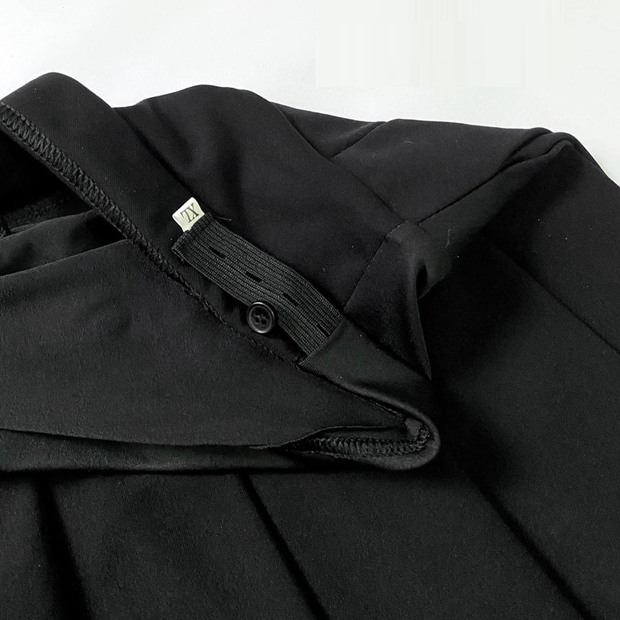 Chân Váy Bầu xếp li ngắn,  xinh tươi, trẻ trung. Chất Umi cotton đẹp, dày dặn - Dáng siêu xinh - Ảnh chụp thật