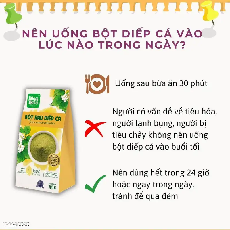Bột Diếp Cá Sấy Lạnh Hữu Cơ Nguyên Chất