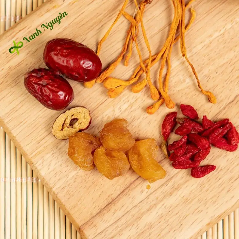 Trà đông trùng hạ thảo tứ vị bồi bổ sức khỏe