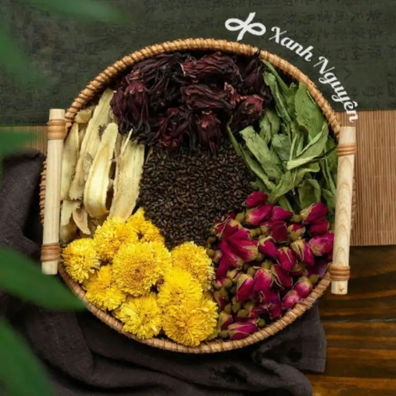 Trà tiêu thực 5 vị hoa thảo mộc thanh mát