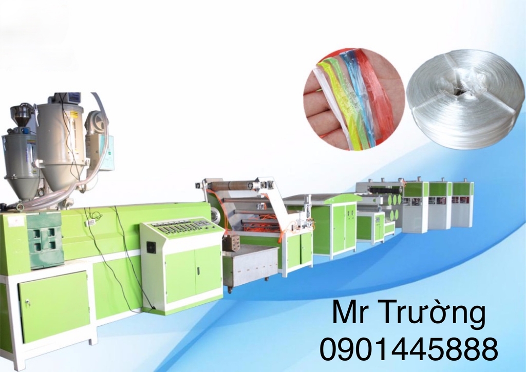 MÁY ĐÙN DÂY BUỘC HÀNG NHỰA PP