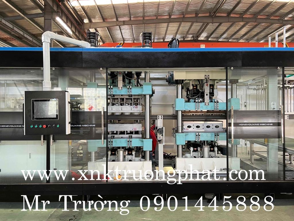 Máy hút định hình 3 trạm full servo 710x850