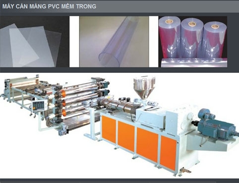 Máy Cán Màng PVC