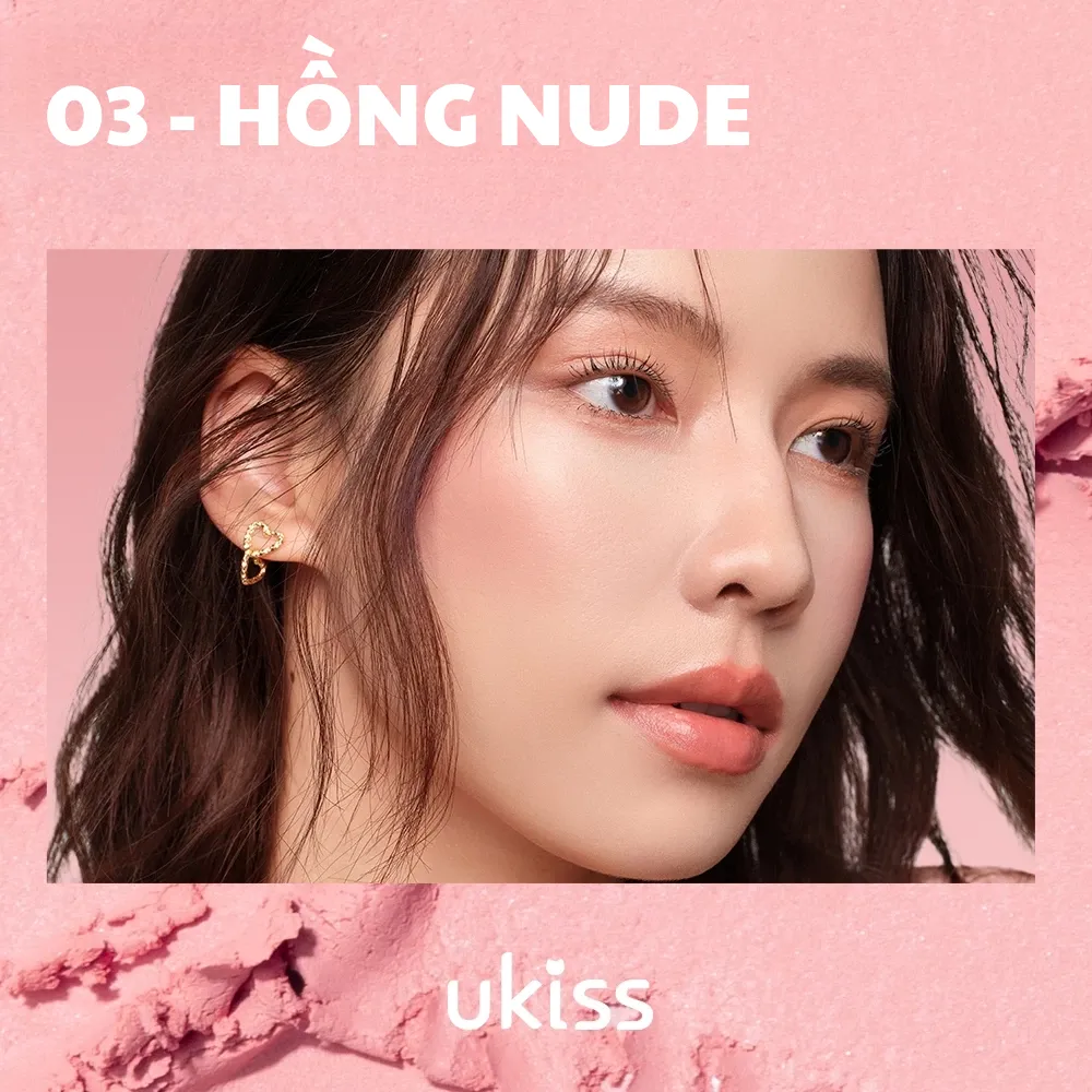 Má hồng Ukiss Mousse 3.2g (nhiều màu)