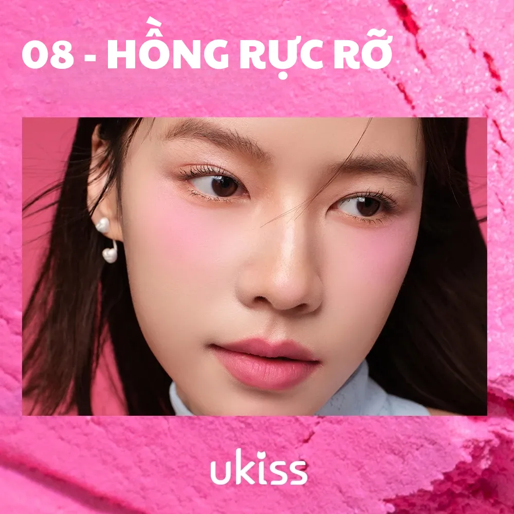 Má hồng Ukiss Mousse 3.2g (nhiều màu)