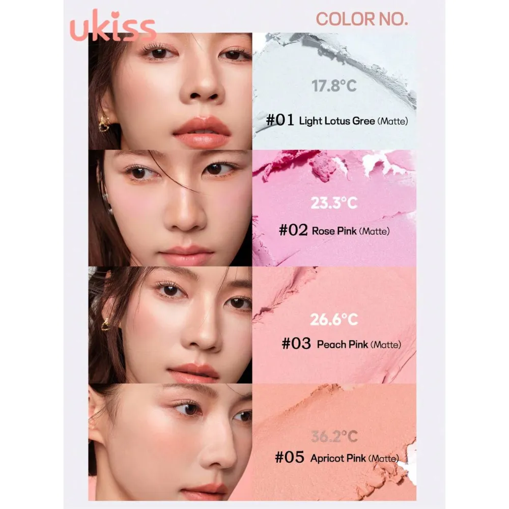 Má hồng Ukiss Mousse 3.2g (nhiều màu)