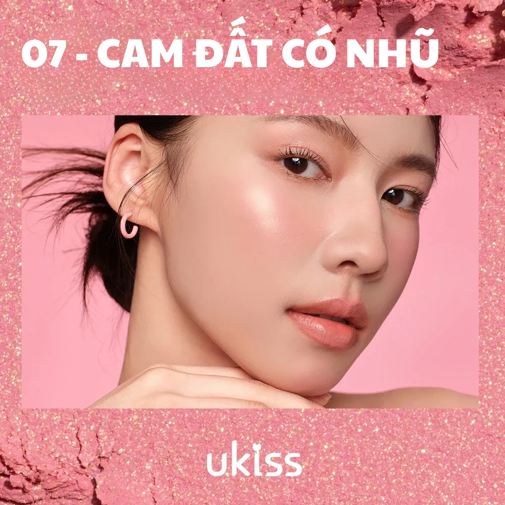 Má hồng Ukiss Mousse 3.2g (nhiều màu)