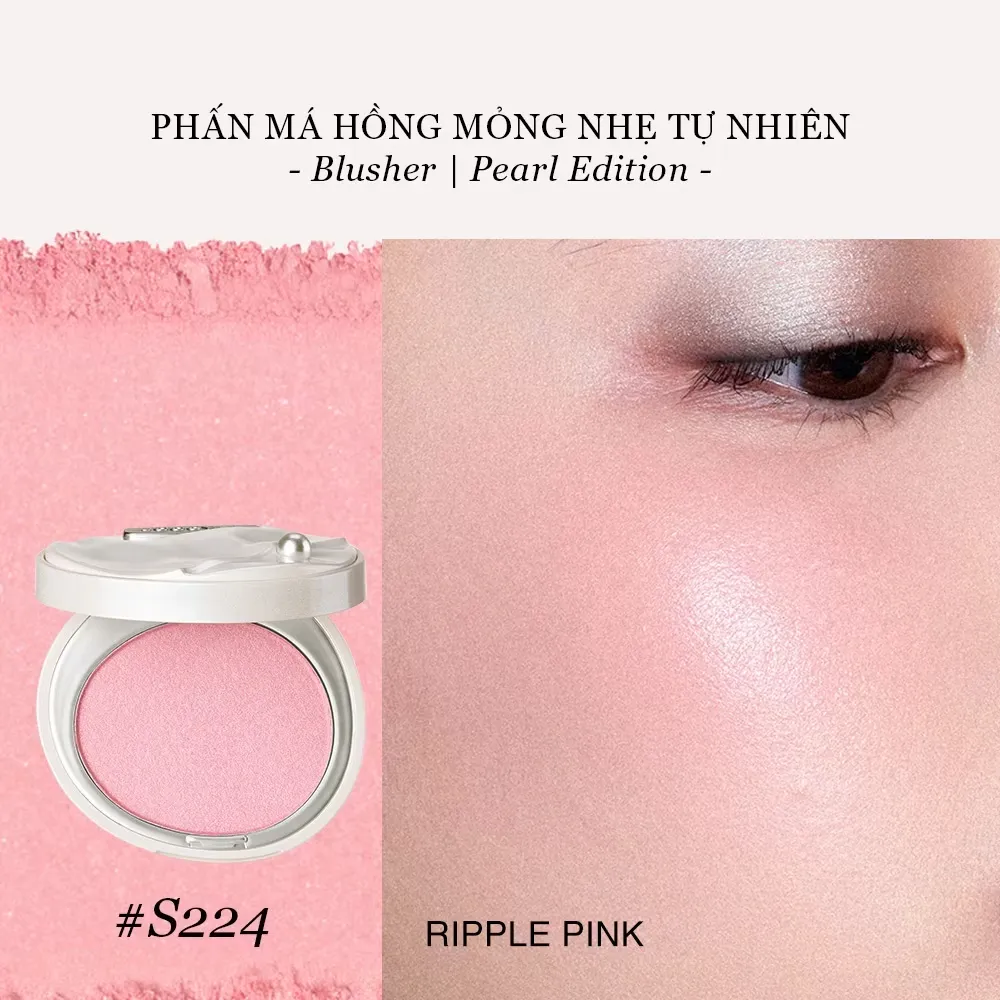 Phấn má hồng Joocyee S224 Ripper Pink 4g