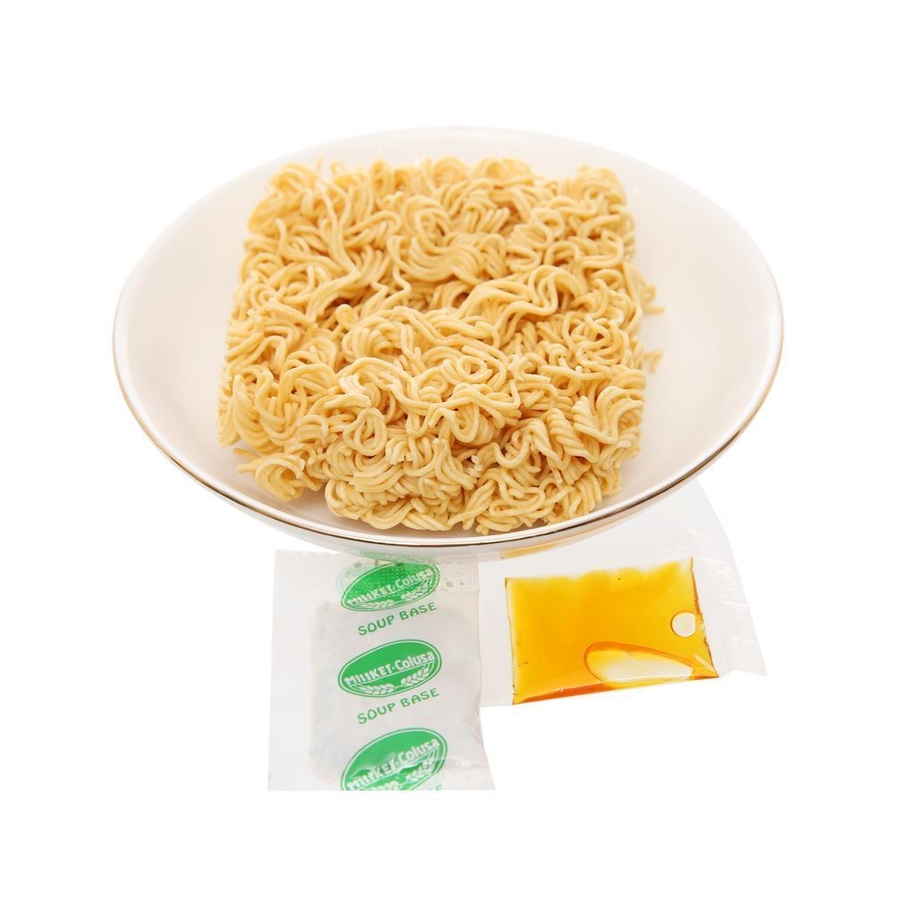 Lốc 5 gói mì Miliket sa tế tôm đỏ 80g