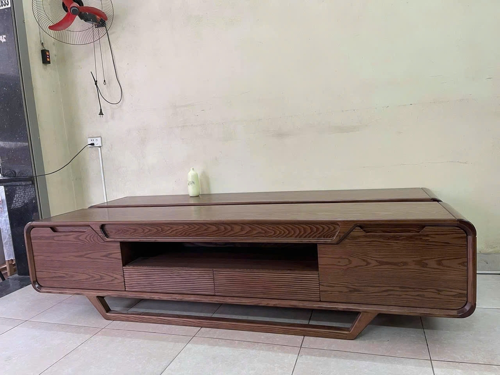 Kệ ti vi gỗ sồi MS 387