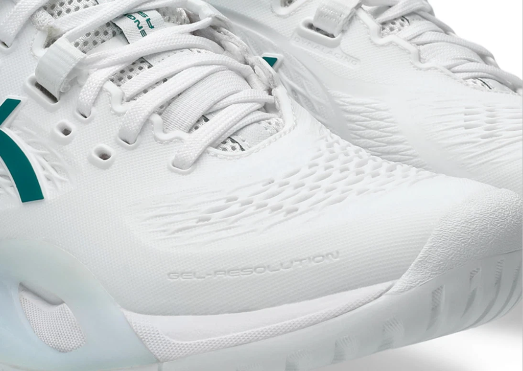 Giày Pickleball Asics Gel-Resolution X White Pitch Green 1042A279-103