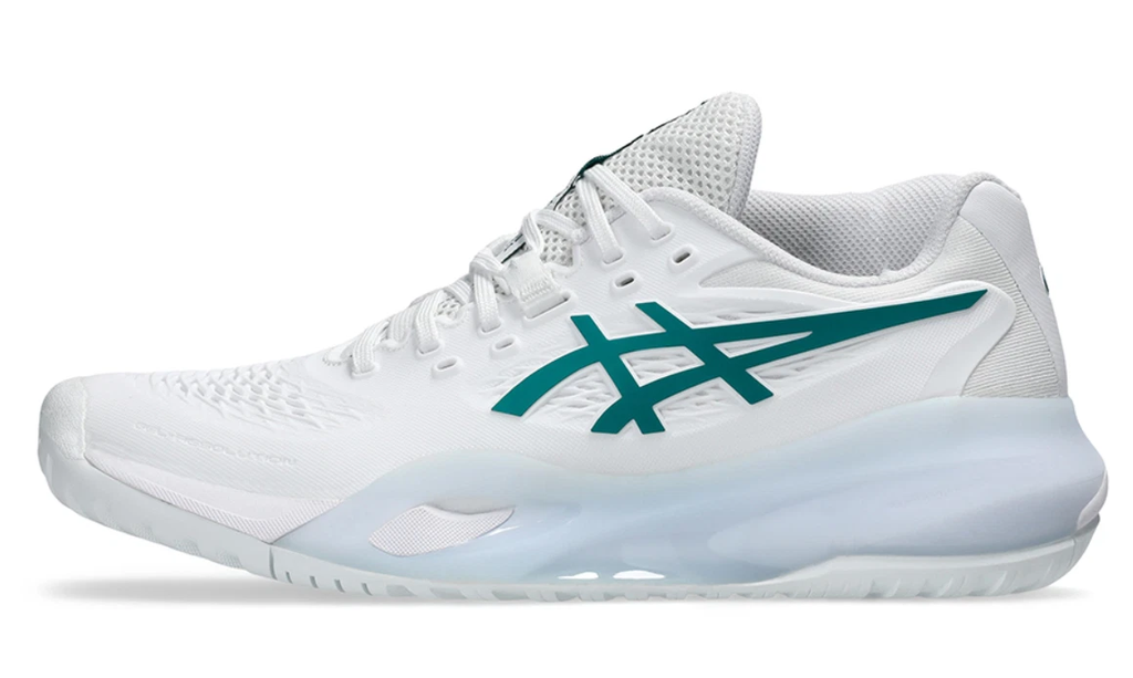 Giày Pickleball Asics Gel-Resolution X White Pitch Green 1042A279-103