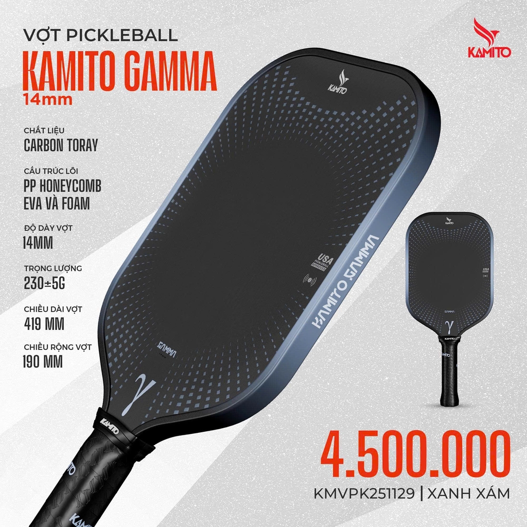 Vợt Pickleball Kamito Gamma