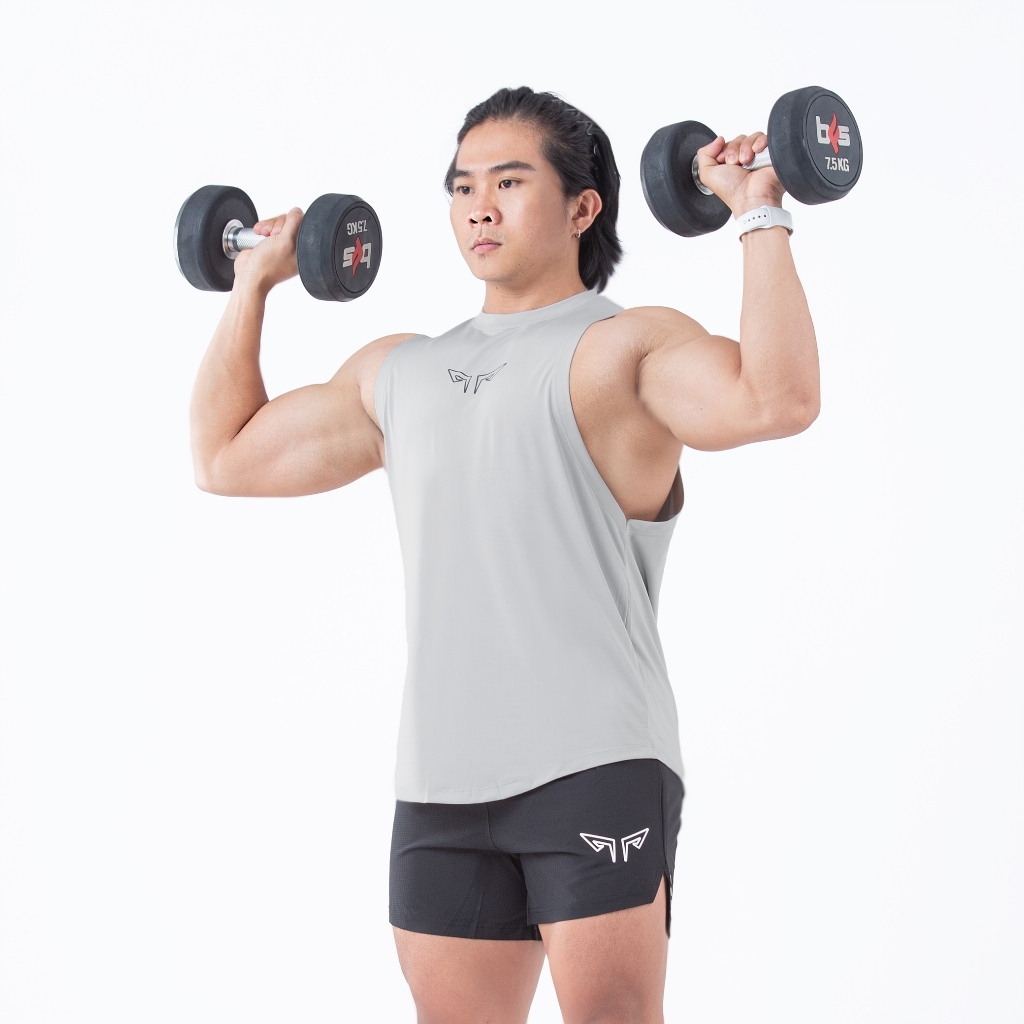 Tanktop Gym Powerfit W187 , Áo Ba Lỗ, Tanktop Thể Thao Nam Chất Vải Thun Lạnh Cao Cấp, Mát Mẻ