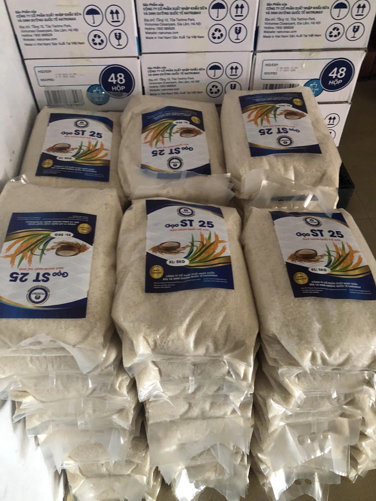Gạo ST25 ngon nhất thế giới 5kg Natrumax