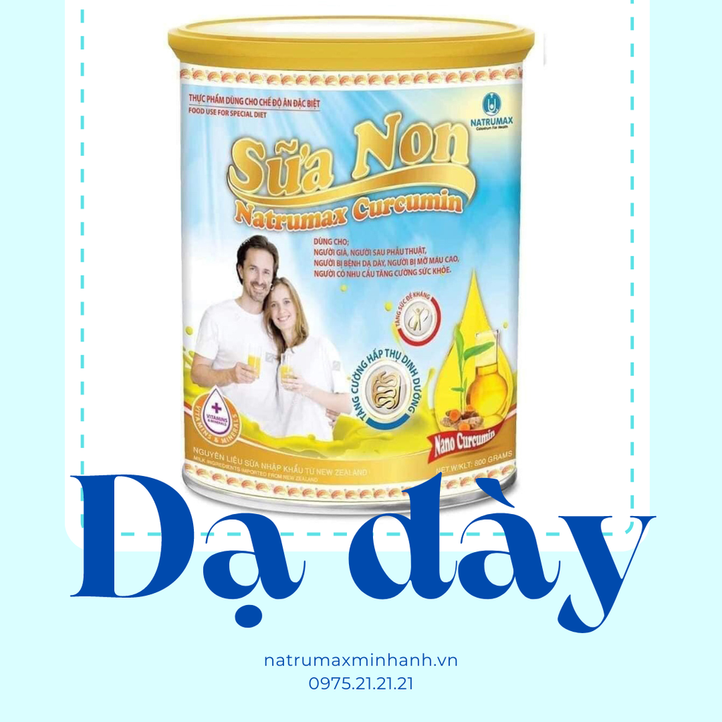 Sữa non cho Dạ Dày Natrumax Curcumin Colostrum