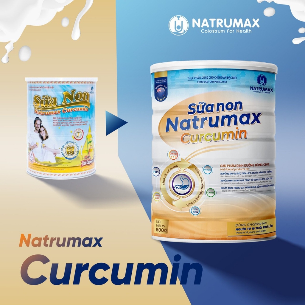 Sữa non cho Dạ Dày Natrumax Curcumin Colostrum