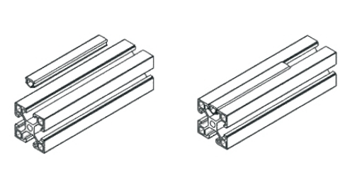 gắn nẹp cho nhôm định hình 2020 3030 và 4040