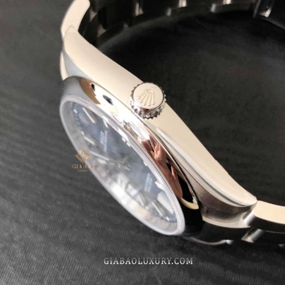 Đồng Hồ Rolex Oyster Perpetual 41 124300 Mặt Số Xanh Dương