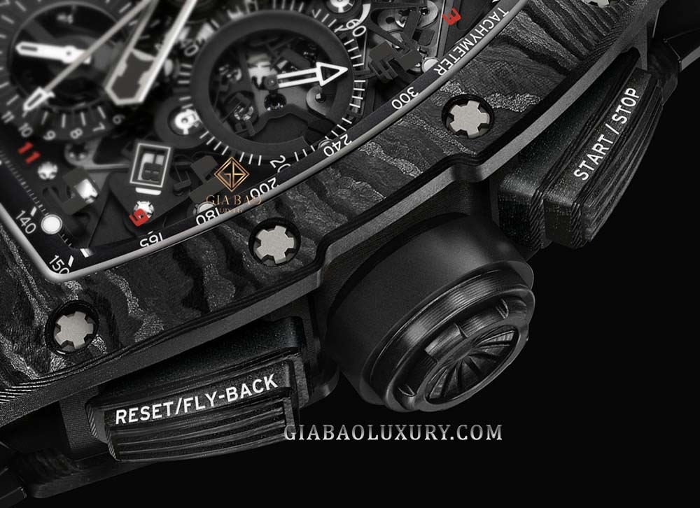 Đồng Hồ Richard Mille Flyback Chronograph Dual Time Zone RM011-02 Carbon