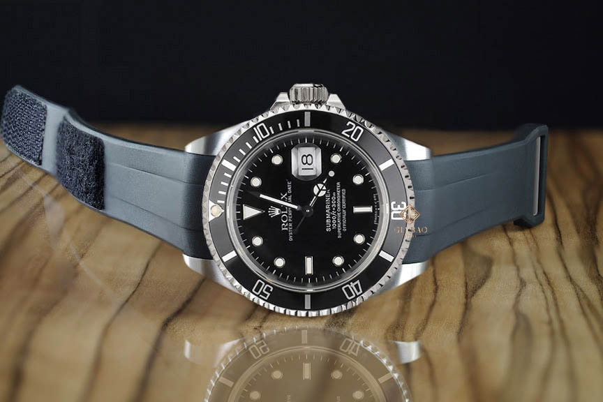 Dây cao su Rubber B cho đồng hồ Rolex Submariner 40mm - Velcro® Series
