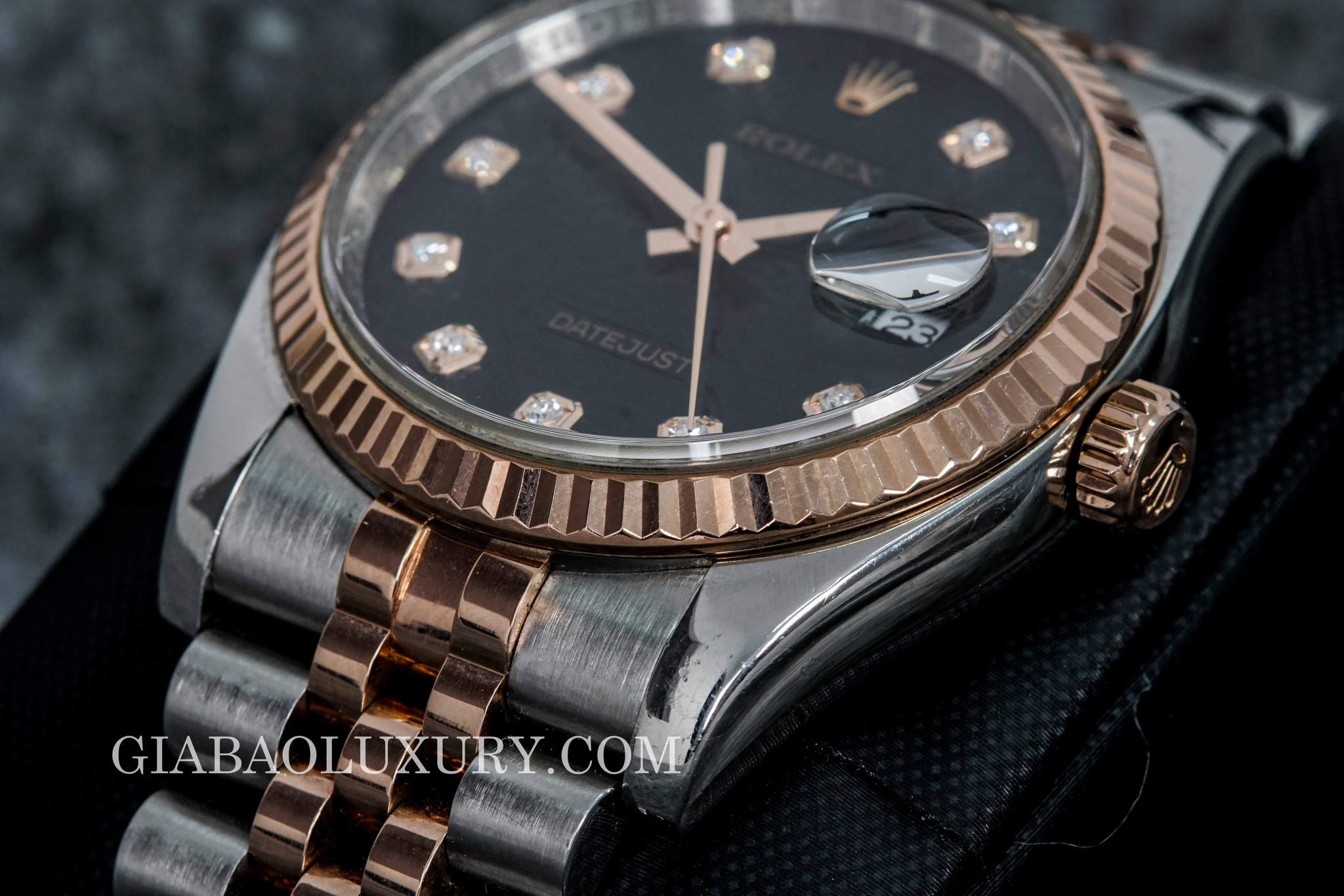 Đồng Hồ Rolex Datejust 116231 Mặt Vi Tính Đen