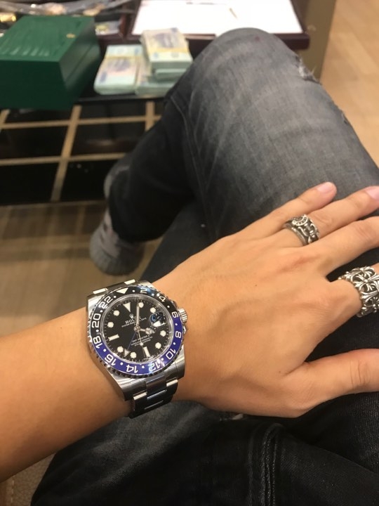 đồng hồ Rolex Batman GMT Master II 116710BLNR