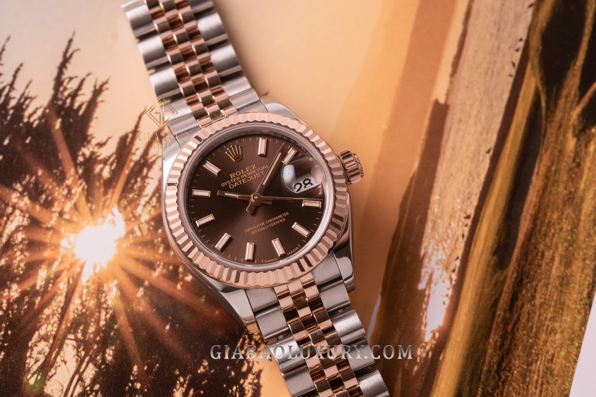 Đồng Hồ Rolex Lady-Datejust 279171 Mặt Số Chocolate