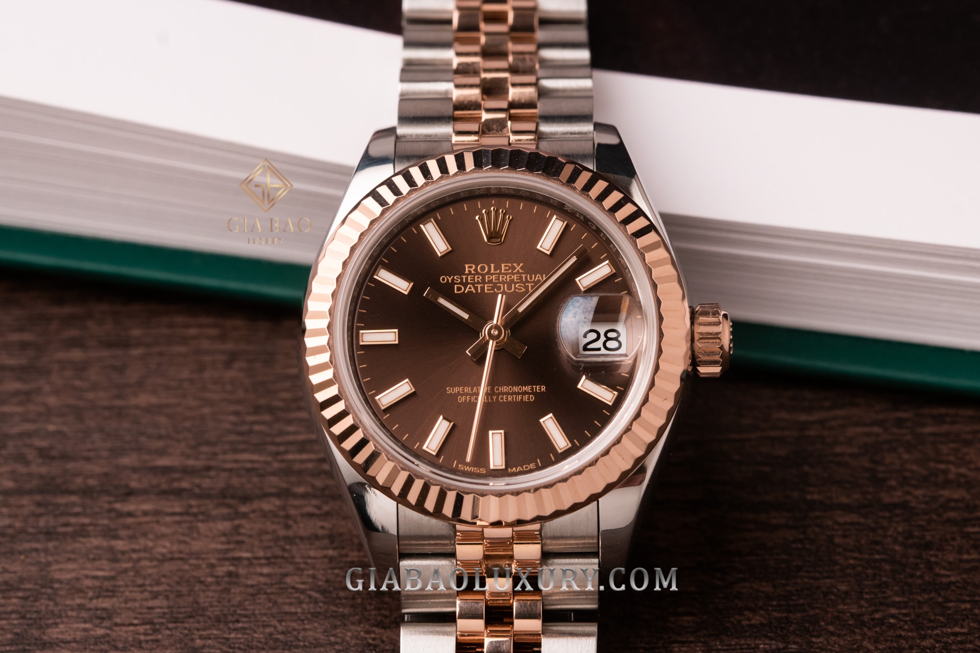 Đồng Hồ Rolex Lady-Datejust 279171 Mặt Số Chocolate