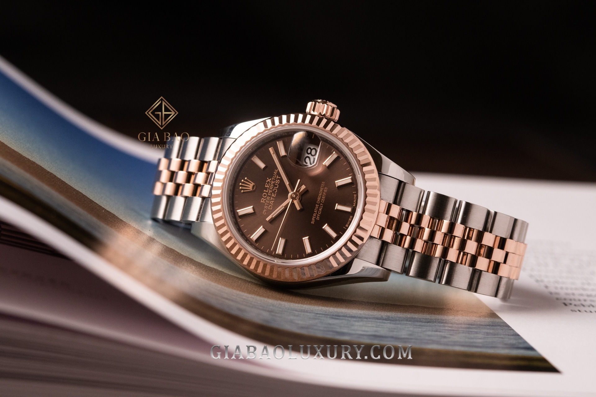 Đồng Hồ Rolex Lady-Datejust 279171 Mặt Số Chocolate