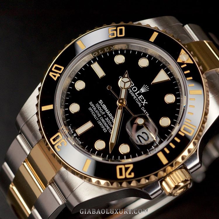 Đồng Hồ Rolex Submariner 126613LN Mặt Số Đen