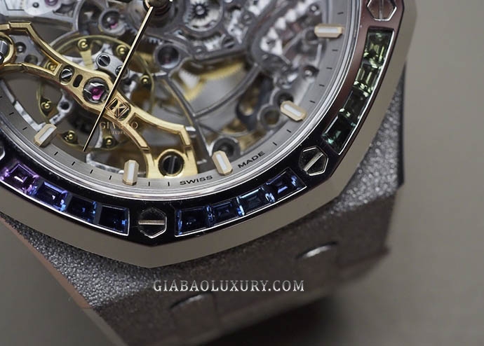 Đồng Hồ Audemars Piguet Royal Oak Skeleton Frosted 15468BC.YG.1259BC.01