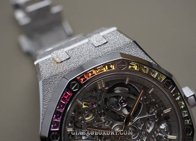 Đồng Hồ Audemars Piguet Royal Oak Skeleton Frosted 15468BC.YG.1259BC.01